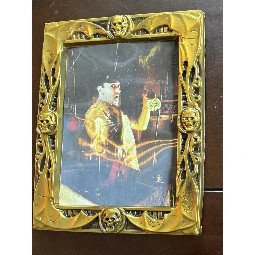 Set of 3 Vintage Plastic Gothic 3D Alchemy Image Change Haunted Pictures 12x15